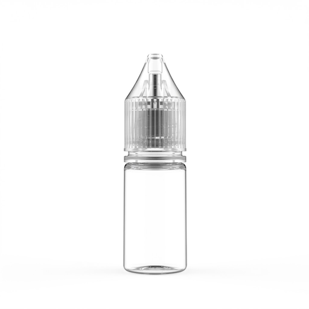 10 ml Chubby Gorilla PET buteliukas skaidriu kamšteliu